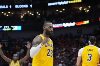 LeBron James et les Lakers de Los Angeles joueront les play-off. KEYSTONE/AP/Gerald Herbert